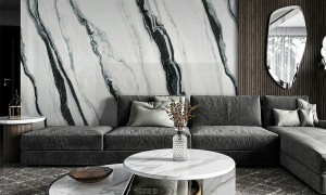 Panda White Porcelain Slab Sinterer Stone