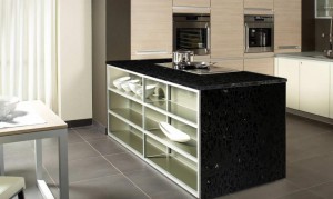 Sparkle Black Quartz Stone